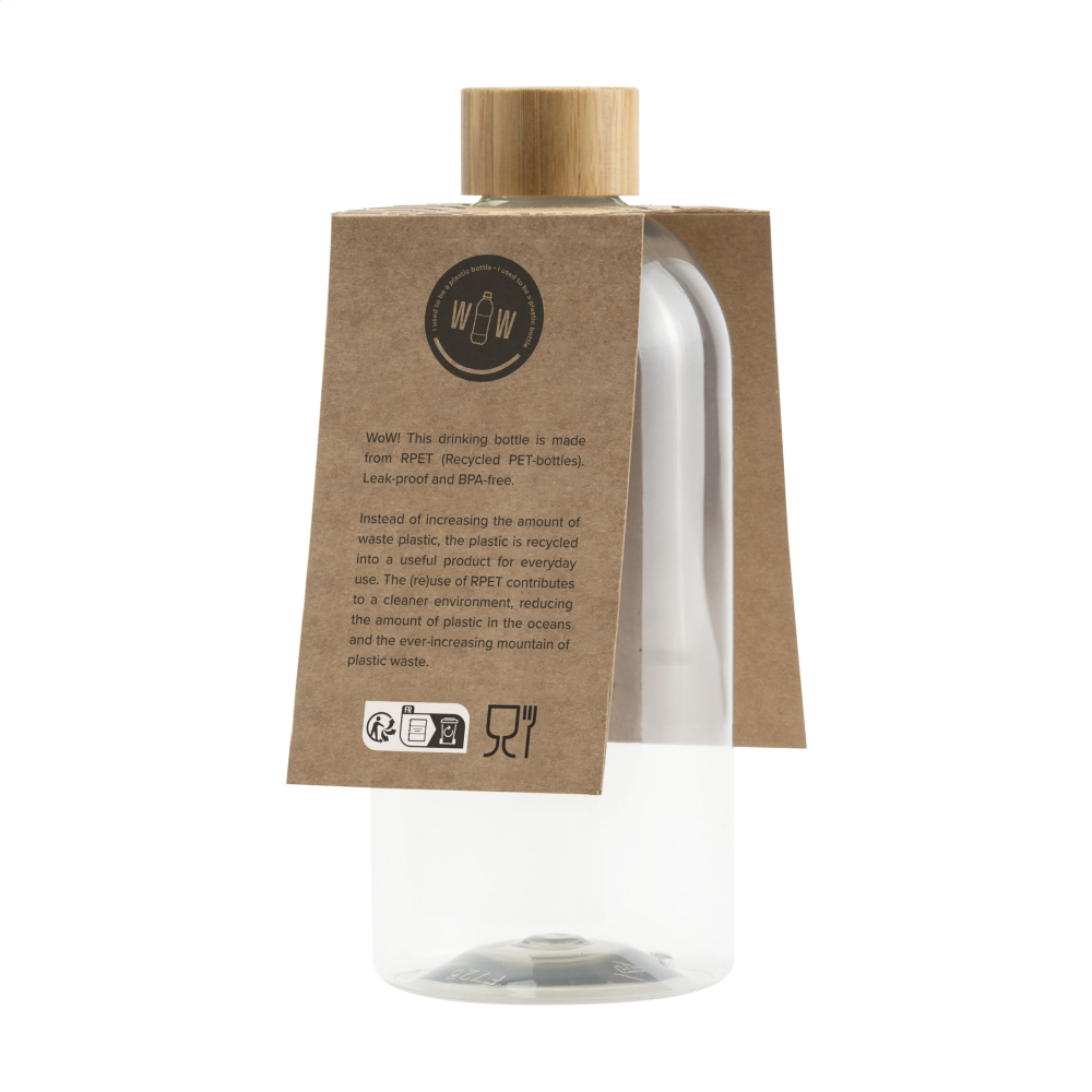 Zest RPET Bottle Transparent 500 ml drinkfles