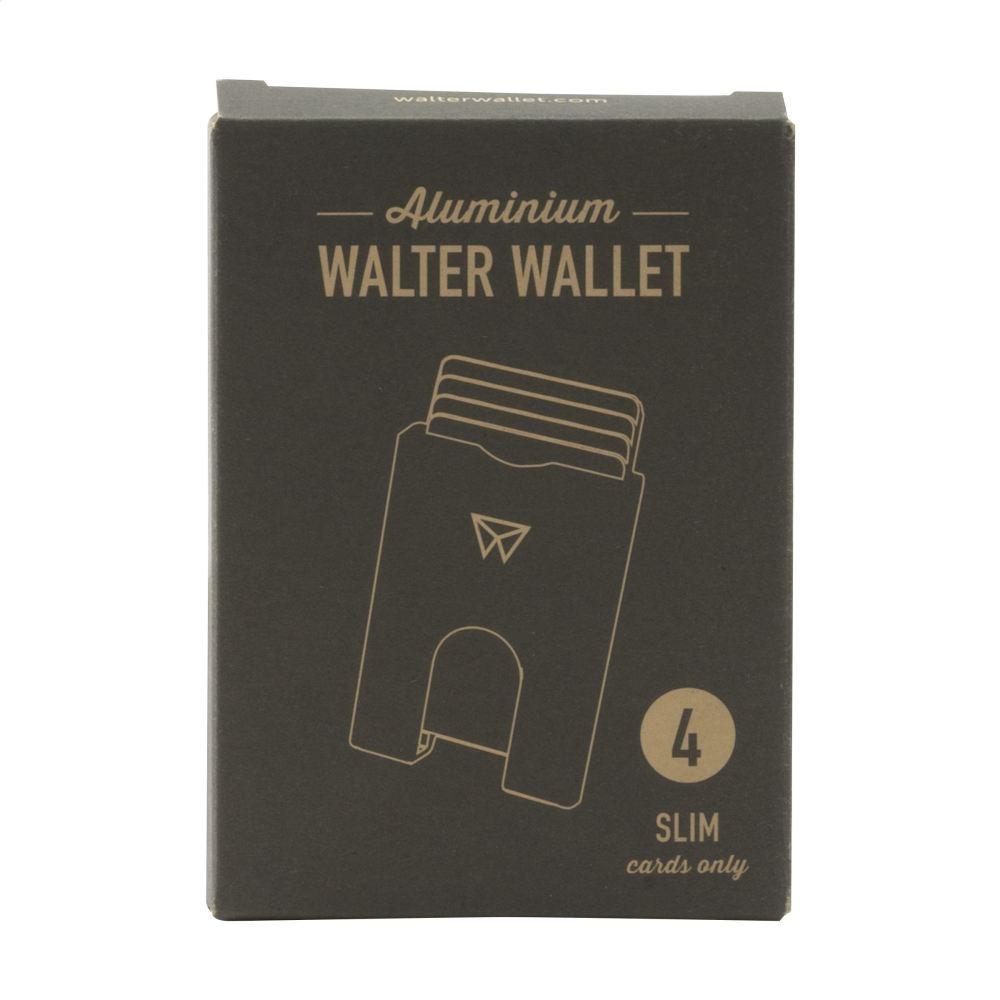 Walter Wallet Recycled Aluminium Slim -4- kaarthouder