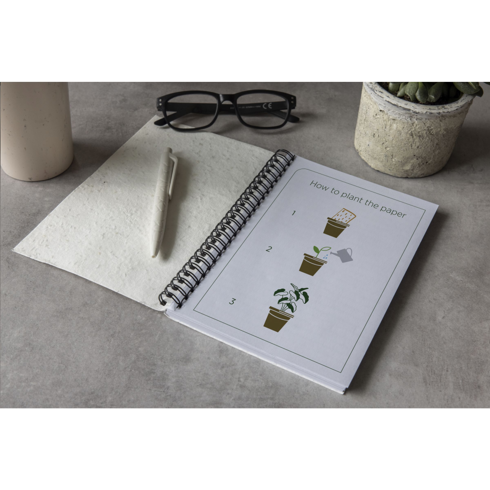 Glim Seedpaper Notebook A5 notitieboek