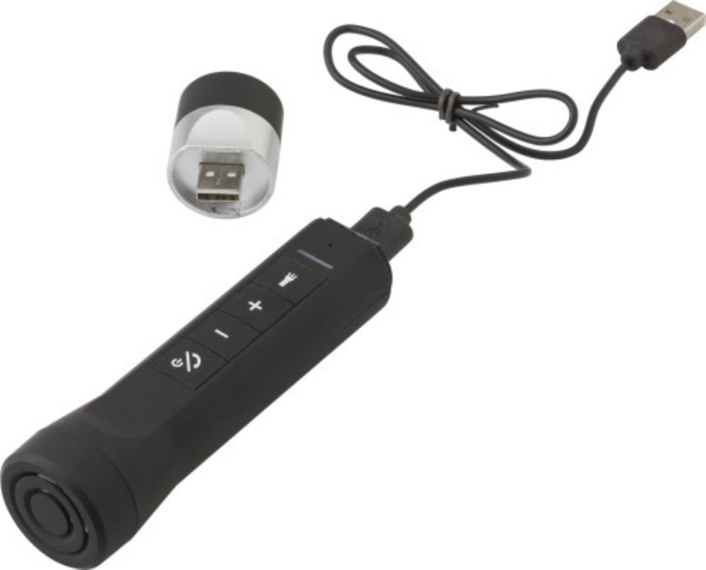 Quaver ABS LED zaklamp en speaker