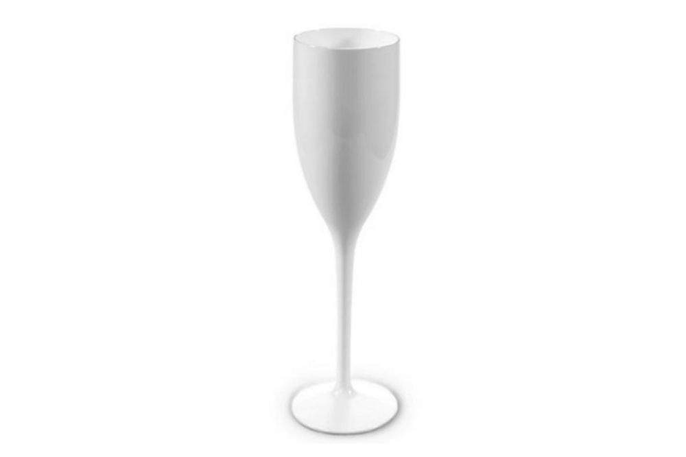 Champagneglas 12cl wit