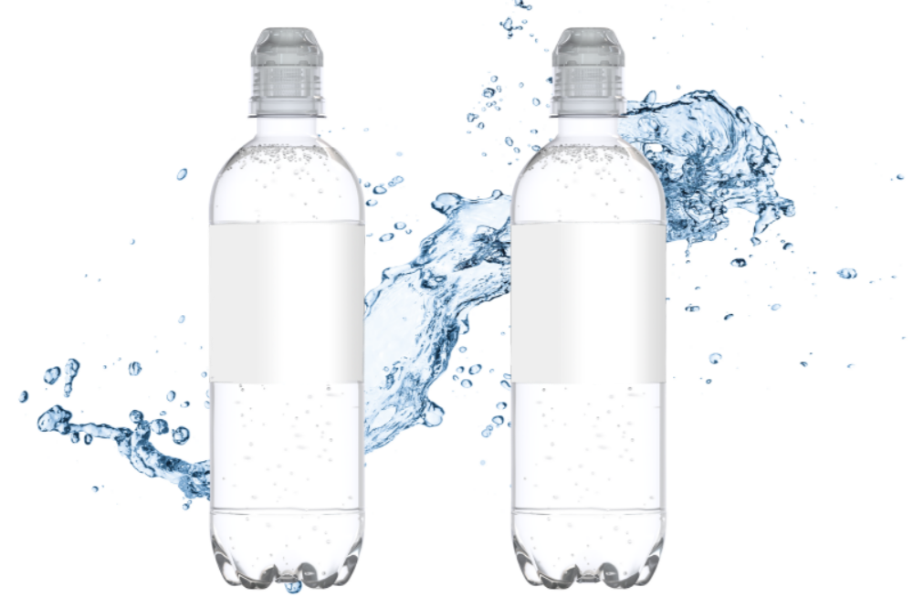 Advertising water bottles – the allrounder for a refreshing marketing - equally division in minerals and trace elements.
