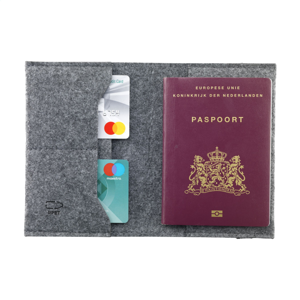 RPET Felt Identify paspoorthouder