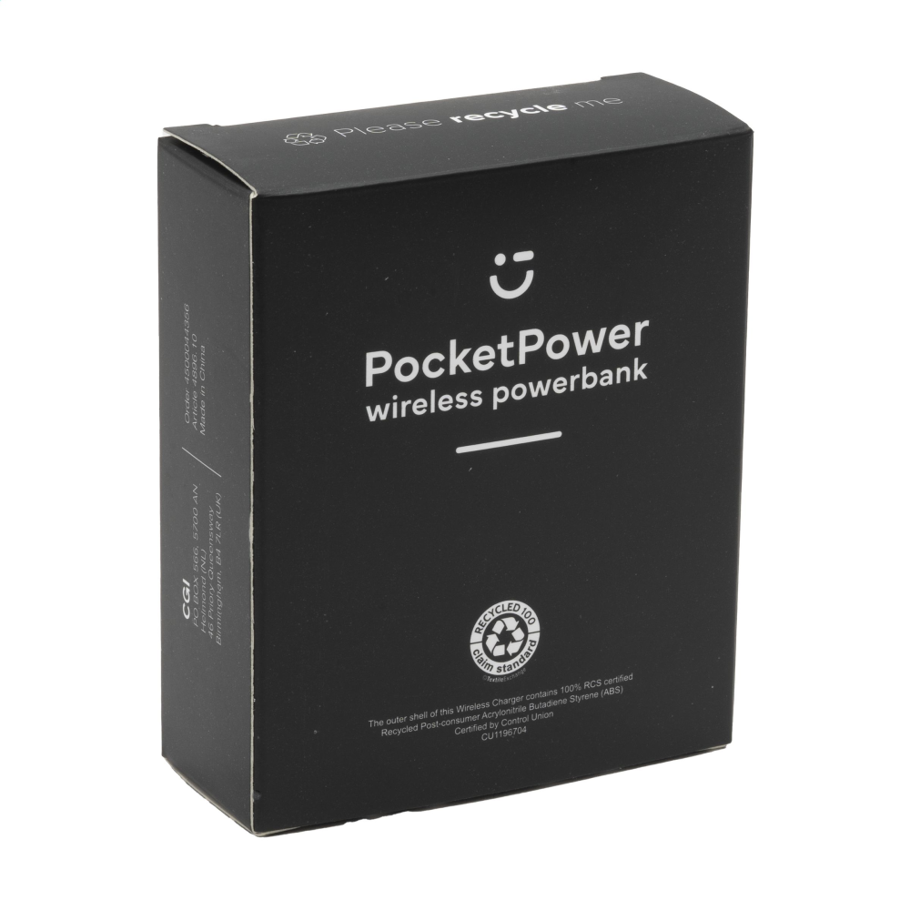 Victoria PocketPower 10000 Wireless Powerbank draadloze oplader