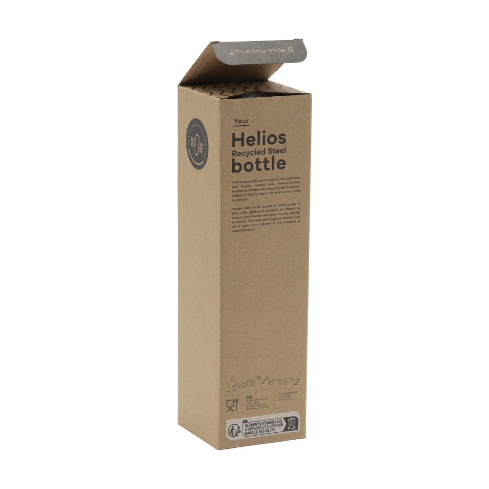 Busk Recycled Stalen Thermos Fles (470 ml)