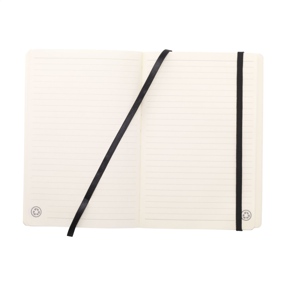 Berner Recycled Leather Notebook A5 notitieboek