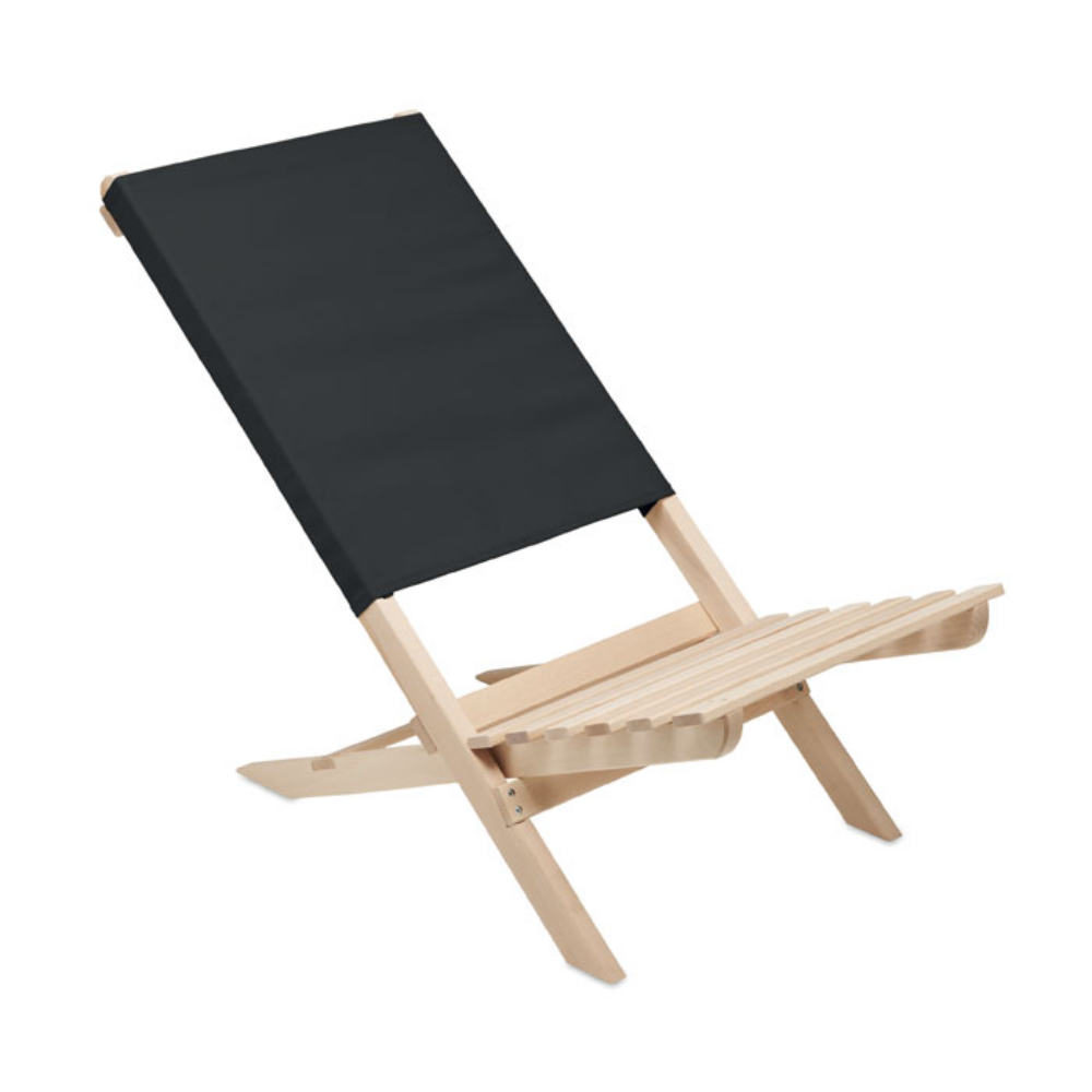 Opvouwbare houten strandstoel Sunny