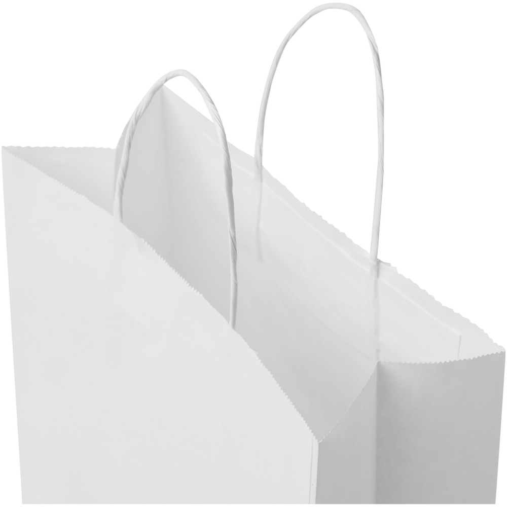Kraftpapier tas met gedraaide handgrepen - M