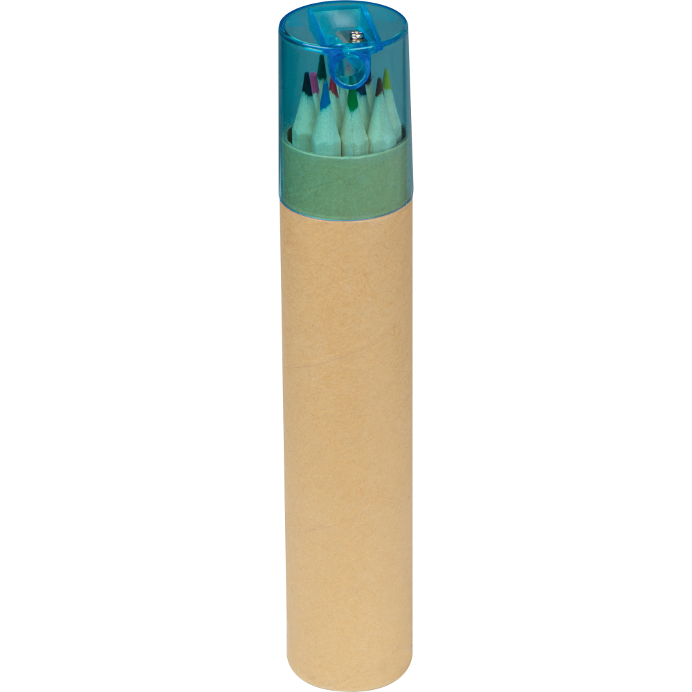 Kebir Gekleurde potloden met puntenslijper