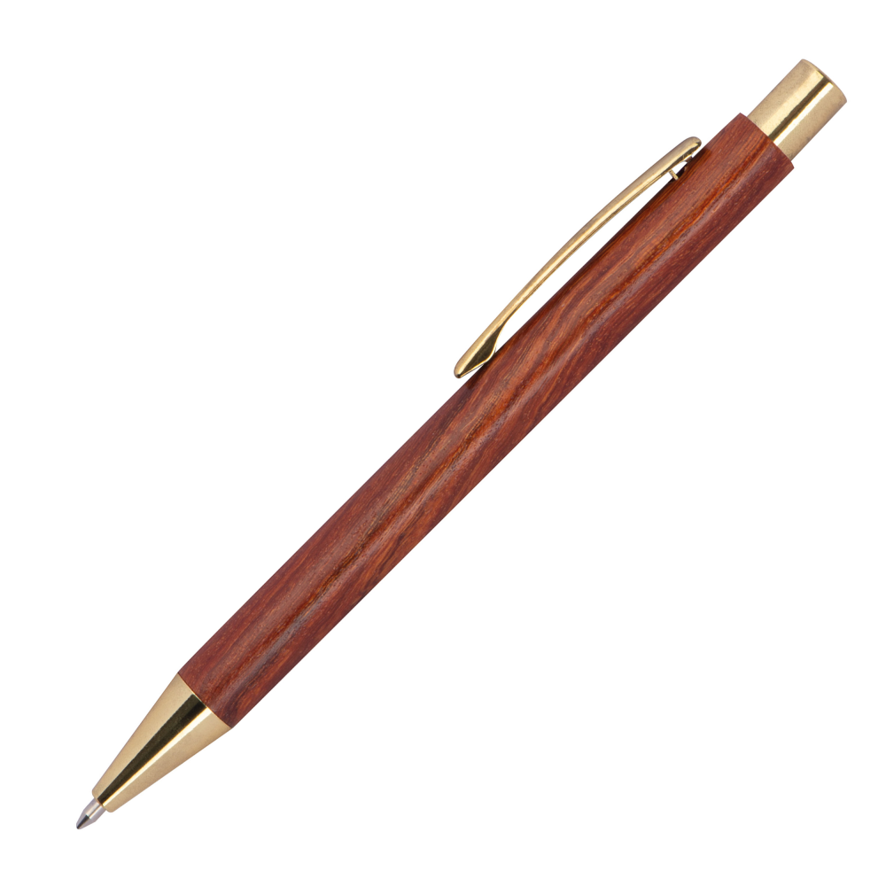 Dumas houten pen met gouden applicaties