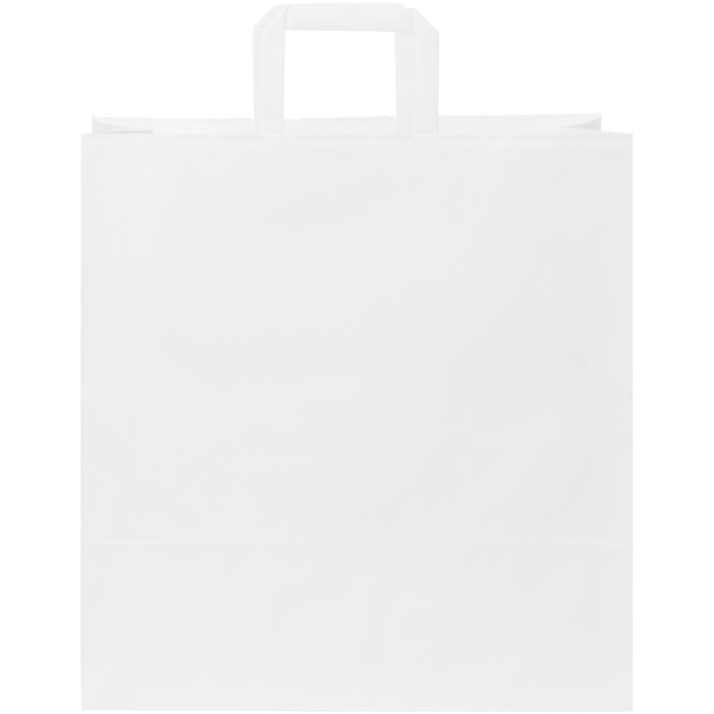 Tas van kraftpapier met platte handgrepen - XL