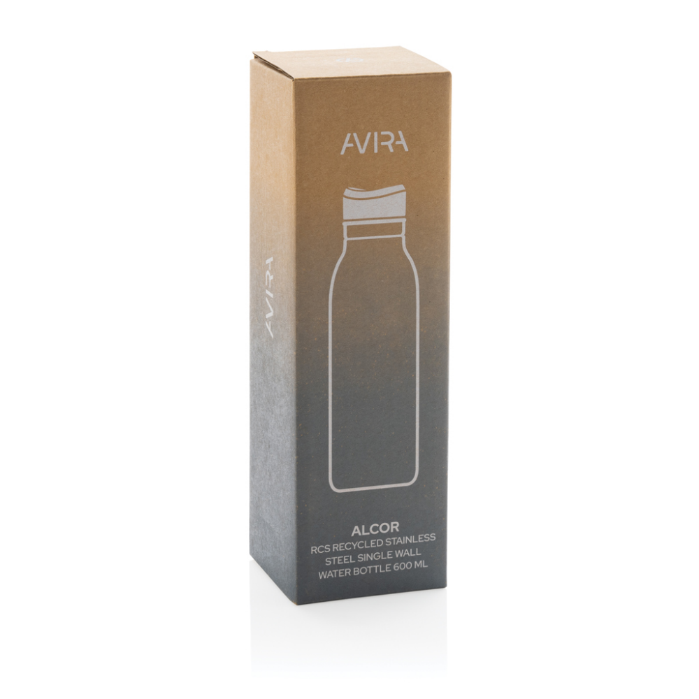 Rose Avira Alcor RCS gerecycled RVS enkelwandige waterfles (600 ML)