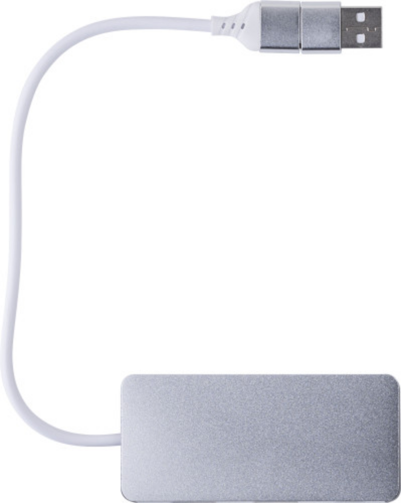 Aluminium USB hub Layton