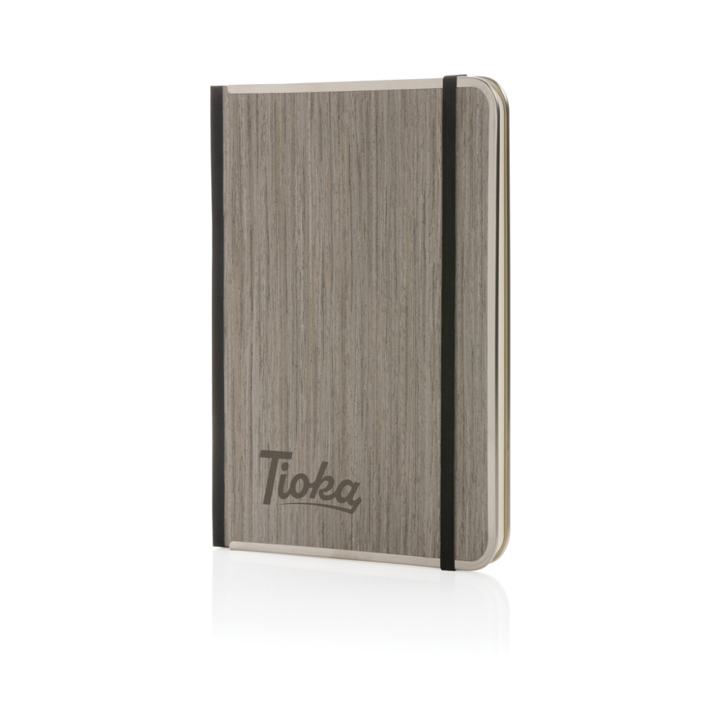 Riolu A5 notitieboek met luxe houten kaft