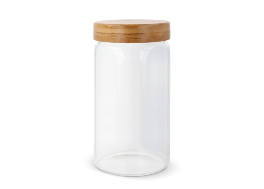 Ritz Canister glas & bamboe (1200 ml)