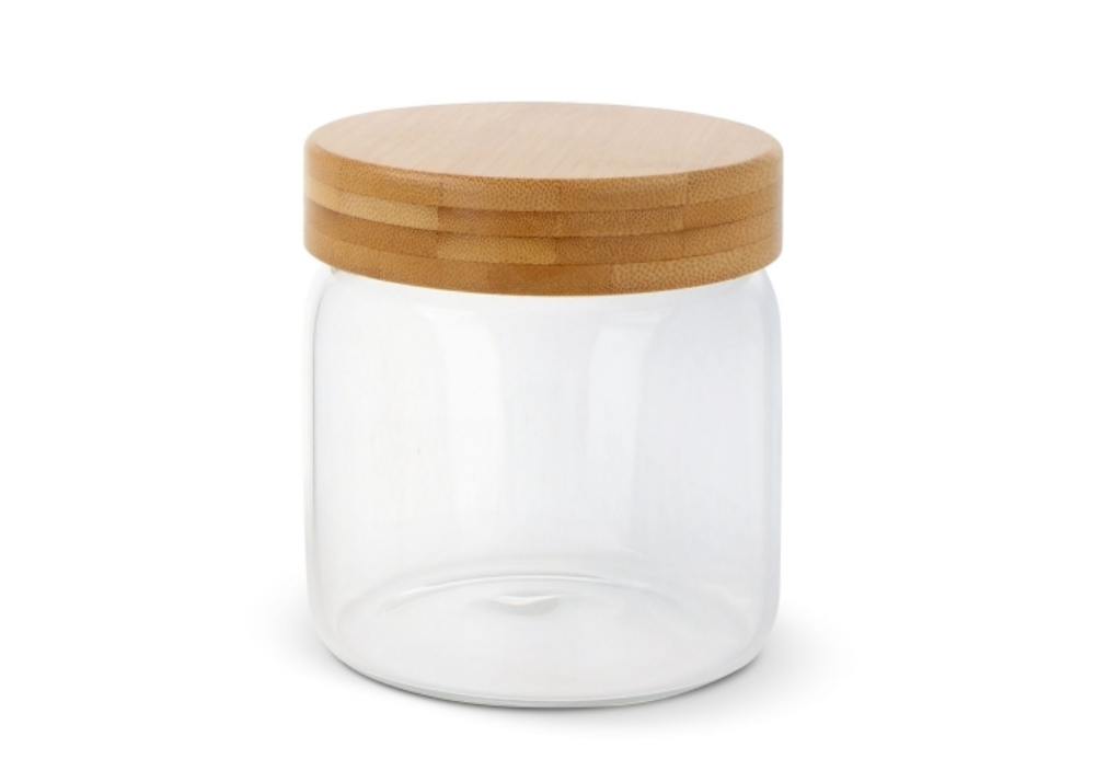 Andr Canister glas & bamboe (600 ml)
