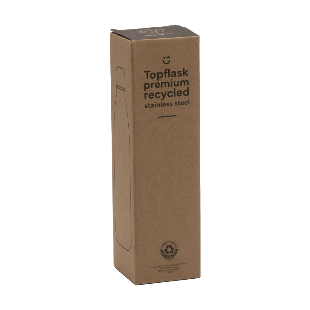 Topflask Premium RCS Recycled Steel drinkfles