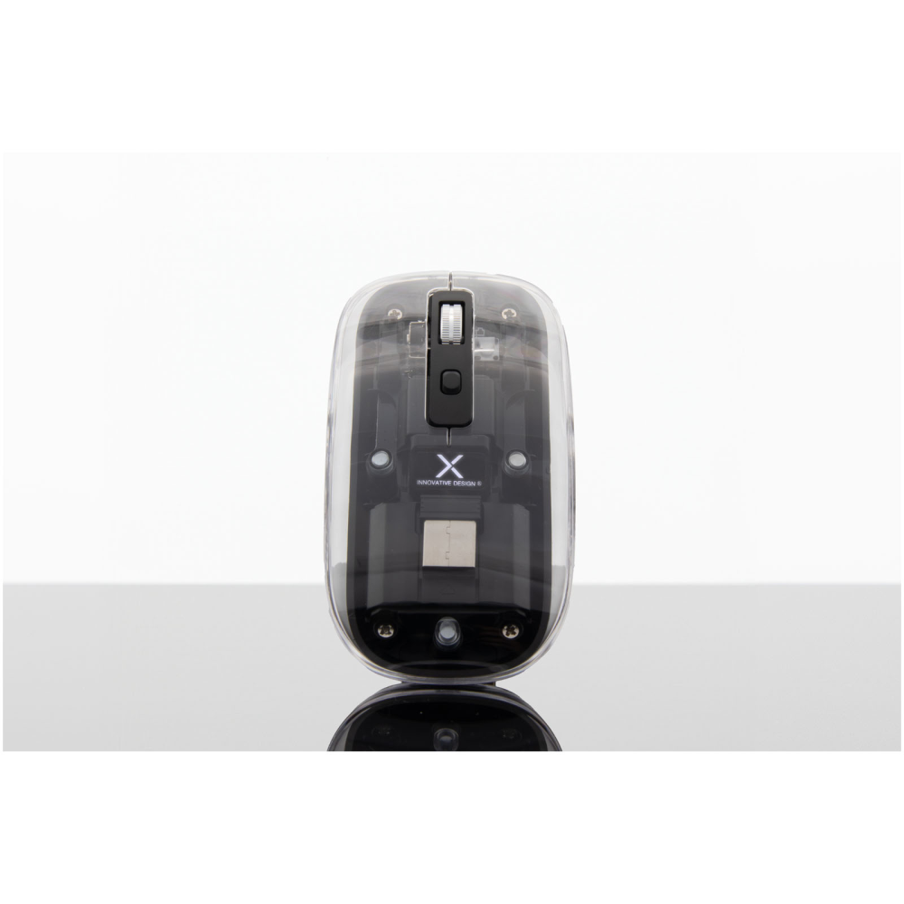SCX.design O24 transparante multimode draadloze 2,4 GHz Bluetooth® muis